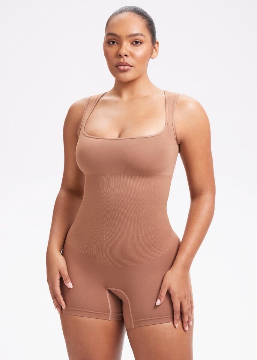 Square Neck Shapewear Jumpsuit