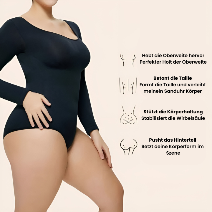 SoutienSecret - Body sculptant à manches longues